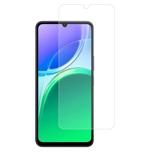 For vivo Y21 5G (2026) Screen Protector 2.5D High Aluminium-Silicon Glass Film Electroplated Coating (Not Complete Covering) - Transparent - 1