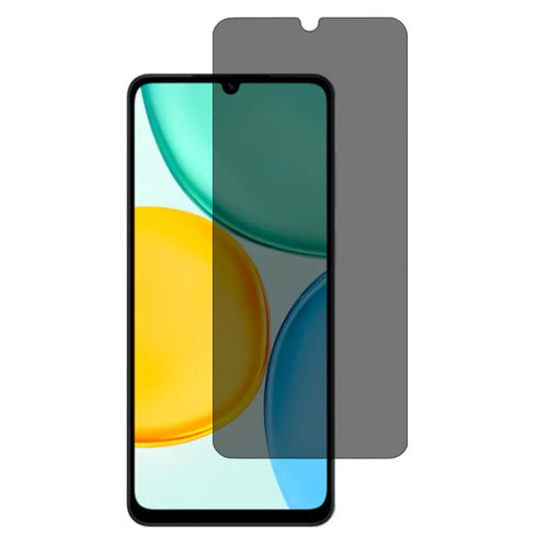 For Honor X5d 4G / X5d Plus 4G 2.5D Arc Edge Anti Spy Full Screen Protector Full Glue High Aluminium-silicon Glass Film - Black - 1