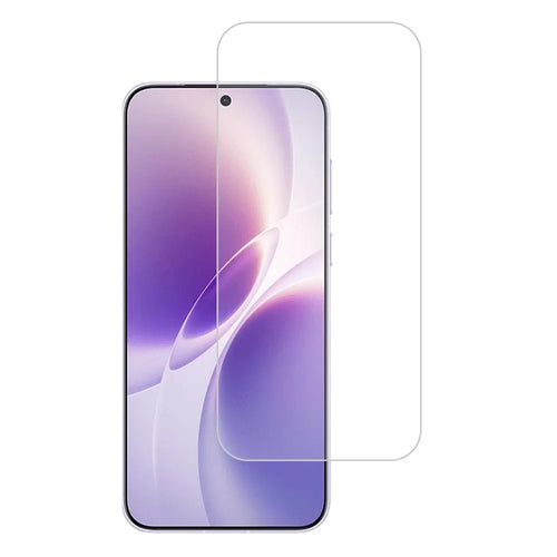For vivo X300s 5G 2.5D Arc Edge Screen Protector Full Glue HD Clear High Aluminium-silicon Glass Film (Fingerprint Unlock) (NOT Complete Covering) - 1