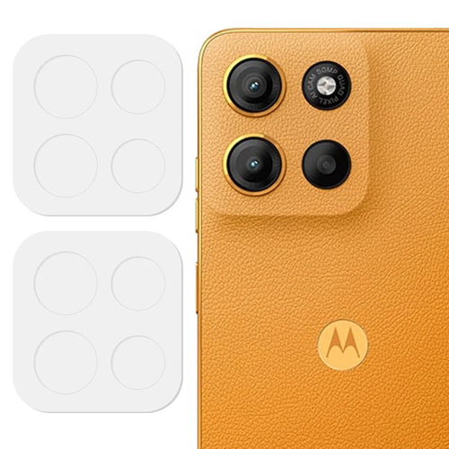 2Pcs Full Coverage Camera Lens Protector for Motorola Moto G17 Power 4G / G17 4G / G15 4G / G15 Power 4G 3D Arc Edge Anti-Scratch Tempered Glass Lens Film - Transparent - 1