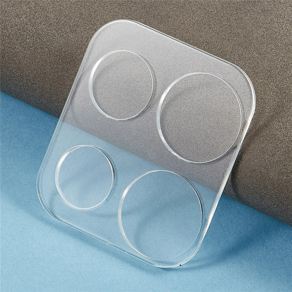 2Pcs Full Coverage Camera Lens Protector for Motorola Moto G17 Power 4G / G17 4G / G15 4G / G15 Power 4G 3D Arc Edge Anti-Scratch Tempered Glass Lens Film - Transparent - 4