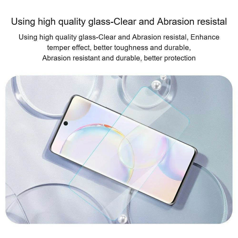 AMORUS For Honor 600 5G  /  600 Pro 5G High Aluminum-silicon Glass Film Anti-Scratch 2.5D Arc Edge Screen Protector, NOT Complete Covering - Transparent - 6