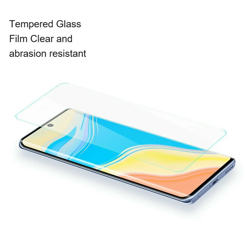 AMORUS For Honor 600 5G  /  600 Pro 5G High Aluminum-silicon Glass Film Anti-Scratch 2.5D Arc Edge Screen Protector, NOT Complete Covering - Transparent - 7