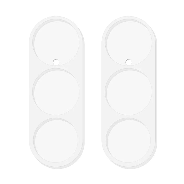 2Pcs For vivo V70 FE 5G Full Coverage Camera Lens Protector 3D Arc Edge Anti-Scratch Tempered Glass Lens Film - Transparent - 2