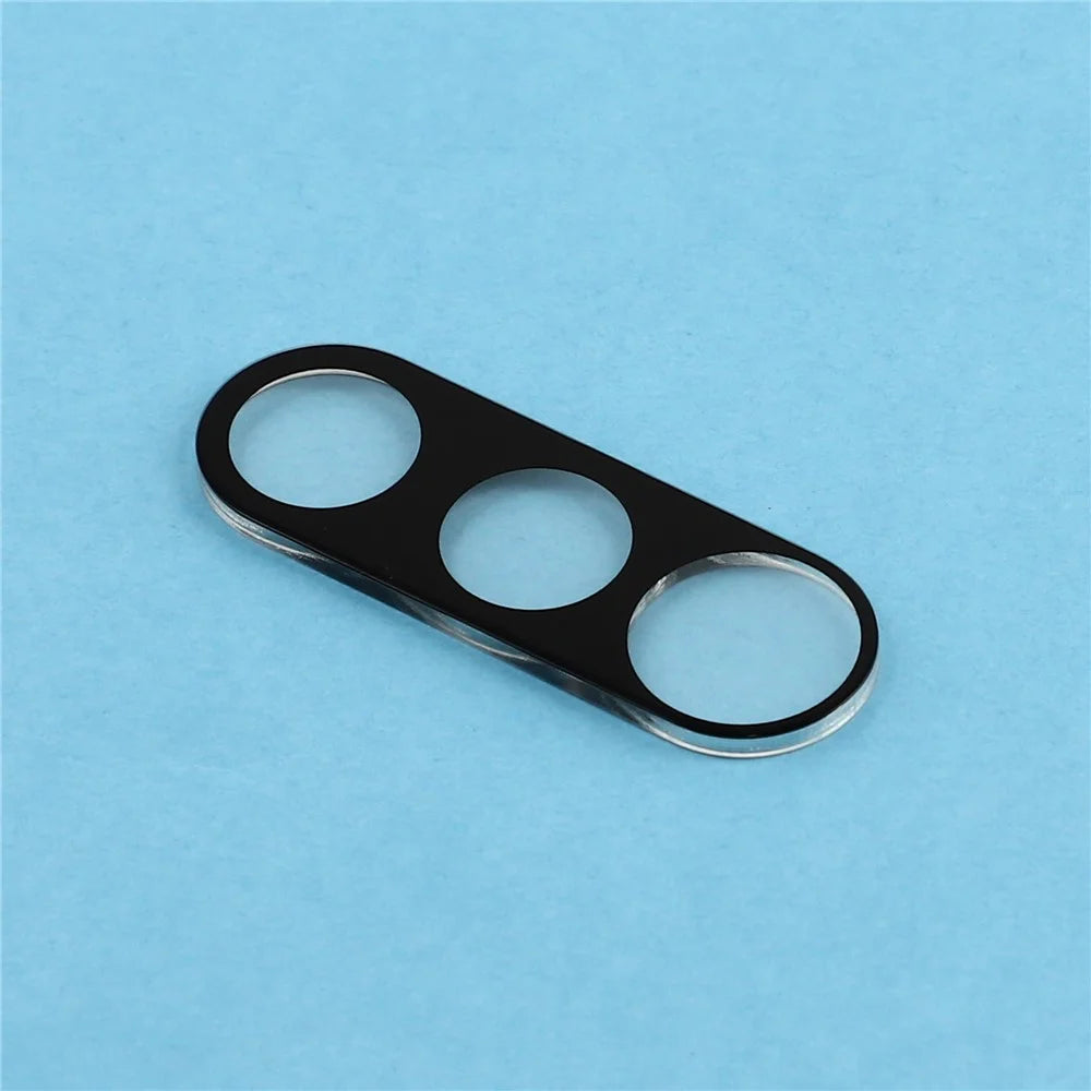2Pcs For vivo V70 FE 5G Full Coverage Camera Lens Protector Silk Printing Tempered Glass Lens Film 3D Arc Edge - Black - 3