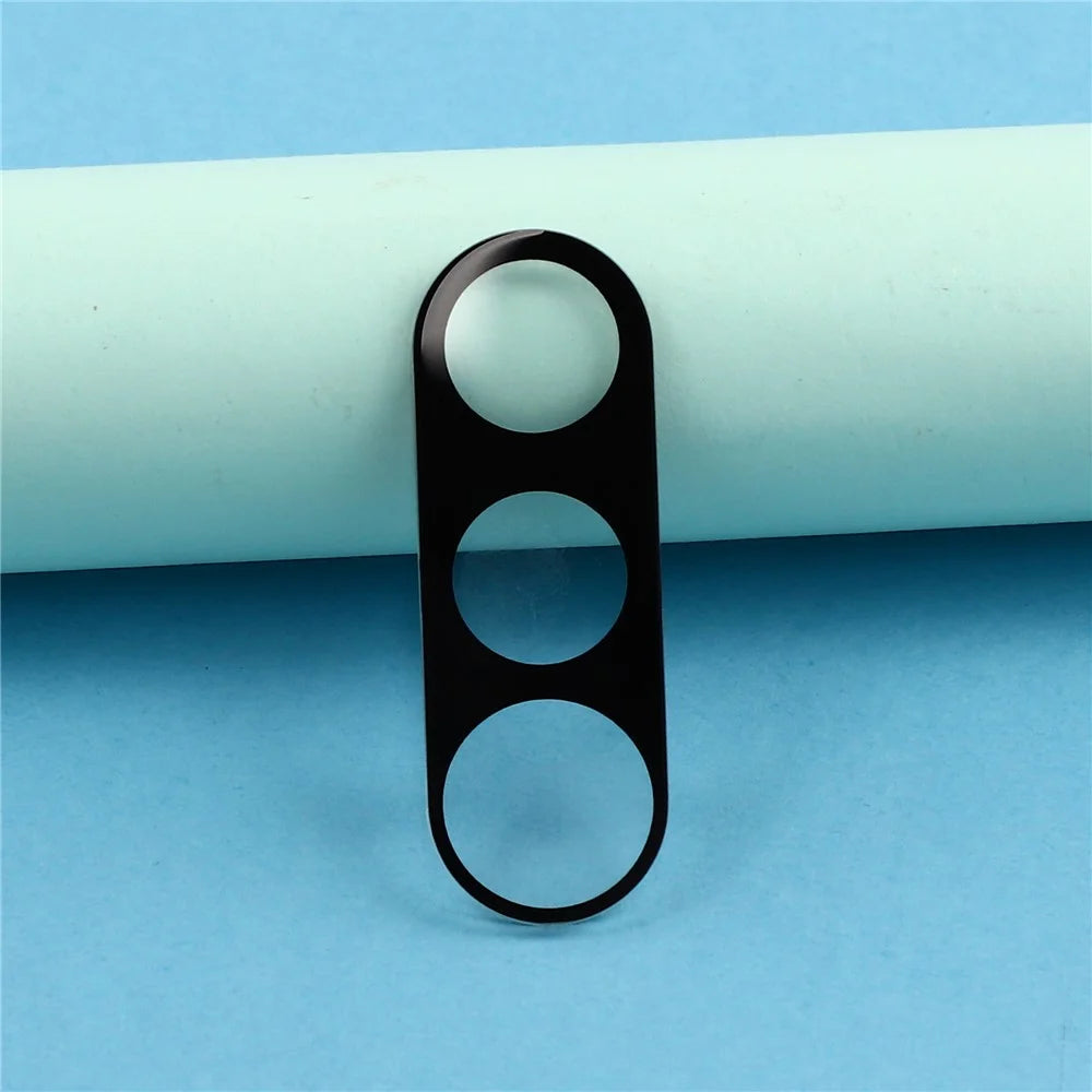 2Pcs For vivo V70 FE 5G Full Coverage Camera Lens Protector Silk Printing Tempered Glass Lens Film 3D Arc Edge - Black - 4