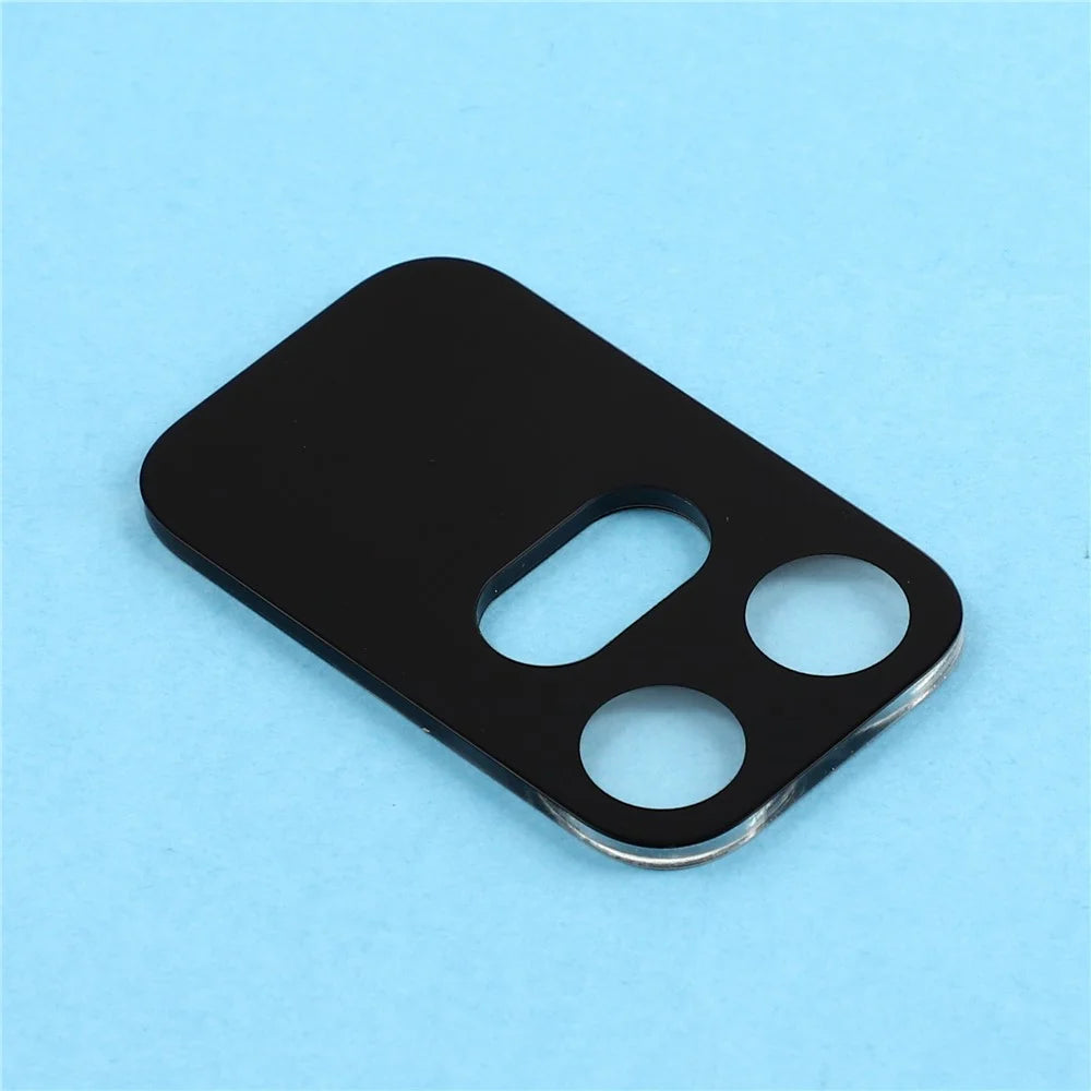 2Pcs For Honor 600 5G Full Coverage Camera Lens Protector Silk Printing Tempered Glass Lens Film 3D Arc Edge - Black - 3