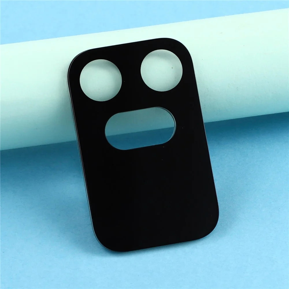 2Pcs For Honor 600 5G Full Coverage Camera Lens Protector Silk Printing Tempered Glass Lens Film 3D Arc Edge - Black - 4