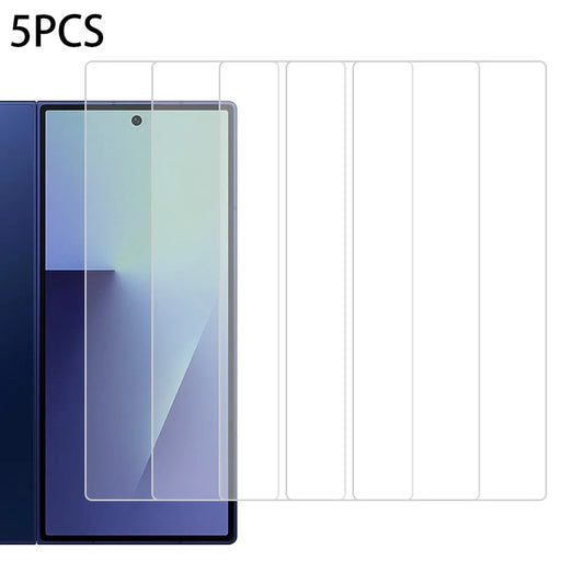 5Pcs For Samsung Galaxy Z Fold8 Ultra Front Screen Protector 0.3mm 2.5D Tempered Glass Film, Not Full Covering - Transparent - 1