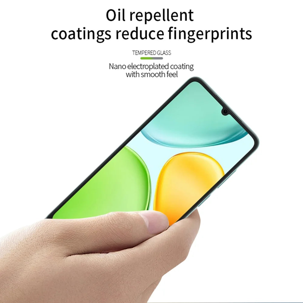 PINWUYO for Honor 500 Smart 5G / Honor X6d 5G Tempered Glass Film  Explosion-proof 9H 3D Full Glue Full Screen Protector - Black - 4