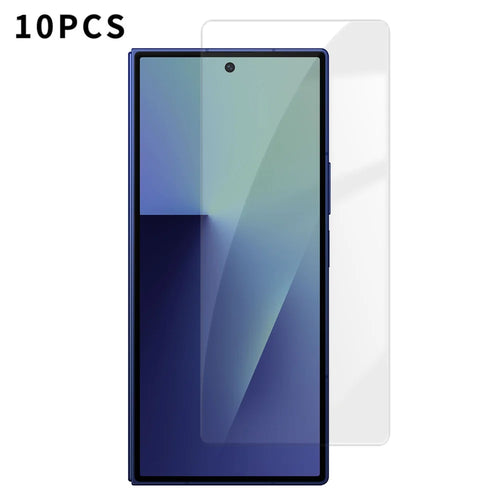 For Samsung Galaxy Z Fold8 Ultra 10Pcs HD Screen Protector High Aluminium-silicon Anti-fingerprint Tempered Glass Film (Not Complete Covering) - As Shown - 1