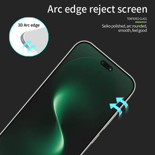 Mofi for Huawei nova 15 Ultra 5G / Huawei nova 15 Pro 5G Screen Protector MOFI 9H 3D Curved Full Glue Full Coverage Tempered Glass Film - Black - 2