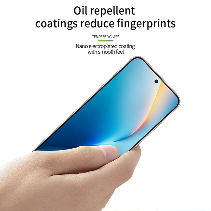 Mofi for Honor Win RT 5G / Honor Win 5G Screen Protector MOFI 9H 3D Curved Full Glue Full Coverage Tempered Glass Film - Black - 4