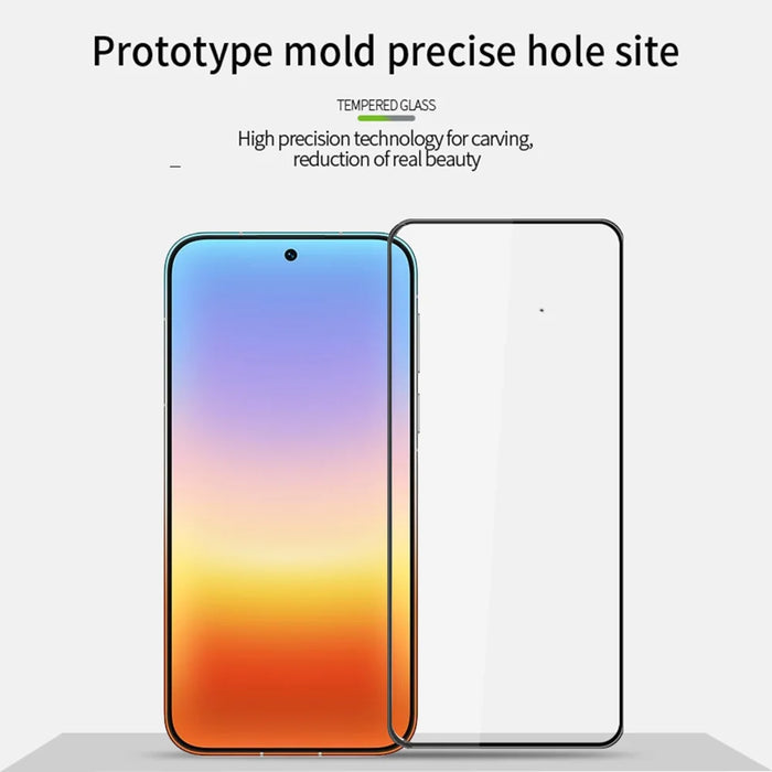 Mofi for Huawei Pura 90 Pro Max Screen Protector MOFI 9H 3D Curved Full Glue Full Coverage Tempered Glass Film - Black - 3