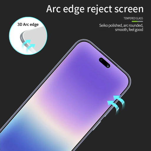 Mofi for Huawei Pura 90 Pro Screen Protector MOFI 9H 3D Curved Full Glue Full Coverage Tempered Glass Film - Black - 2