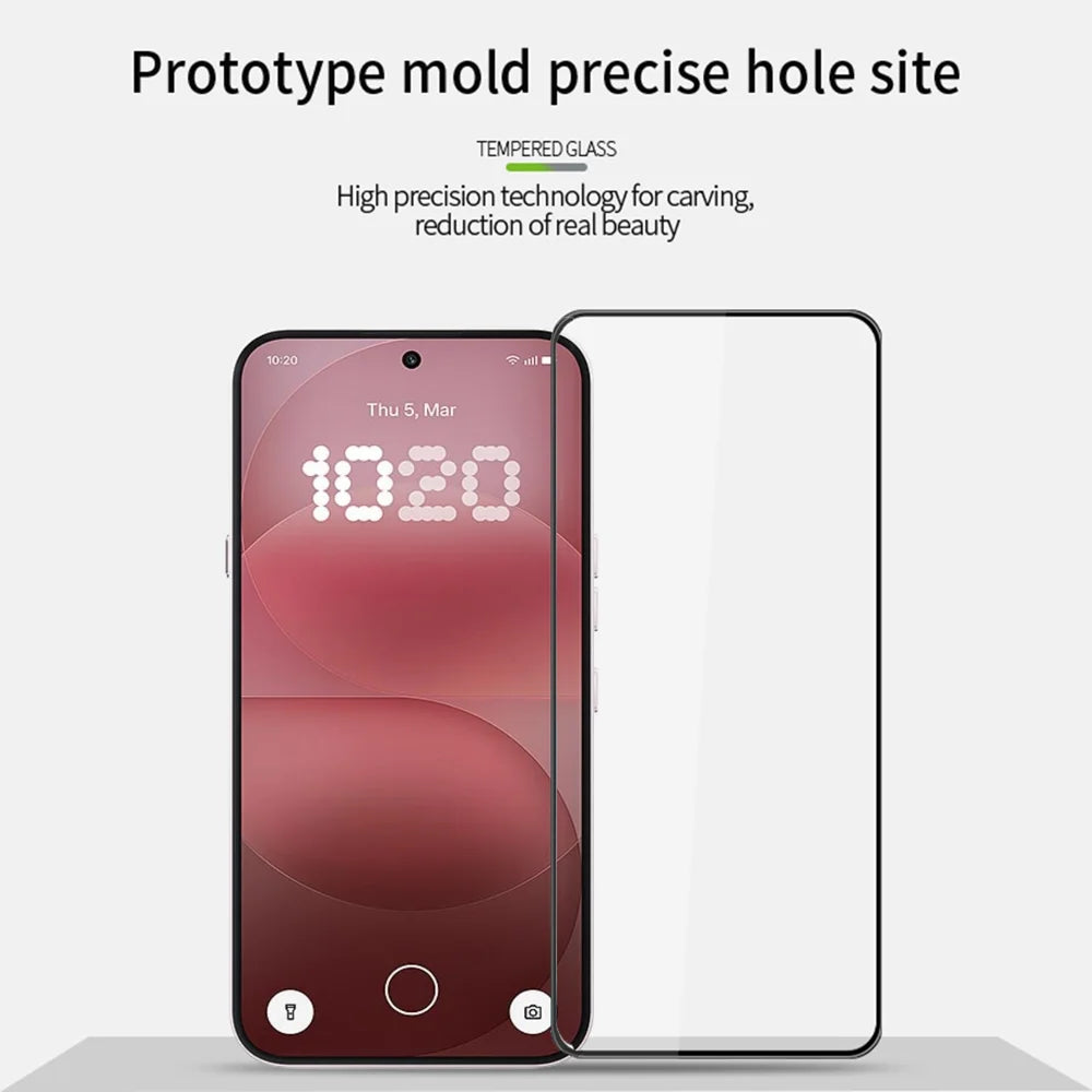Mofi for Nothing Phone (4a) Pro Screen Protector MOFI 9H 3D Curved Full Glue Full Coverage Tempered Glass Film - Black - 3