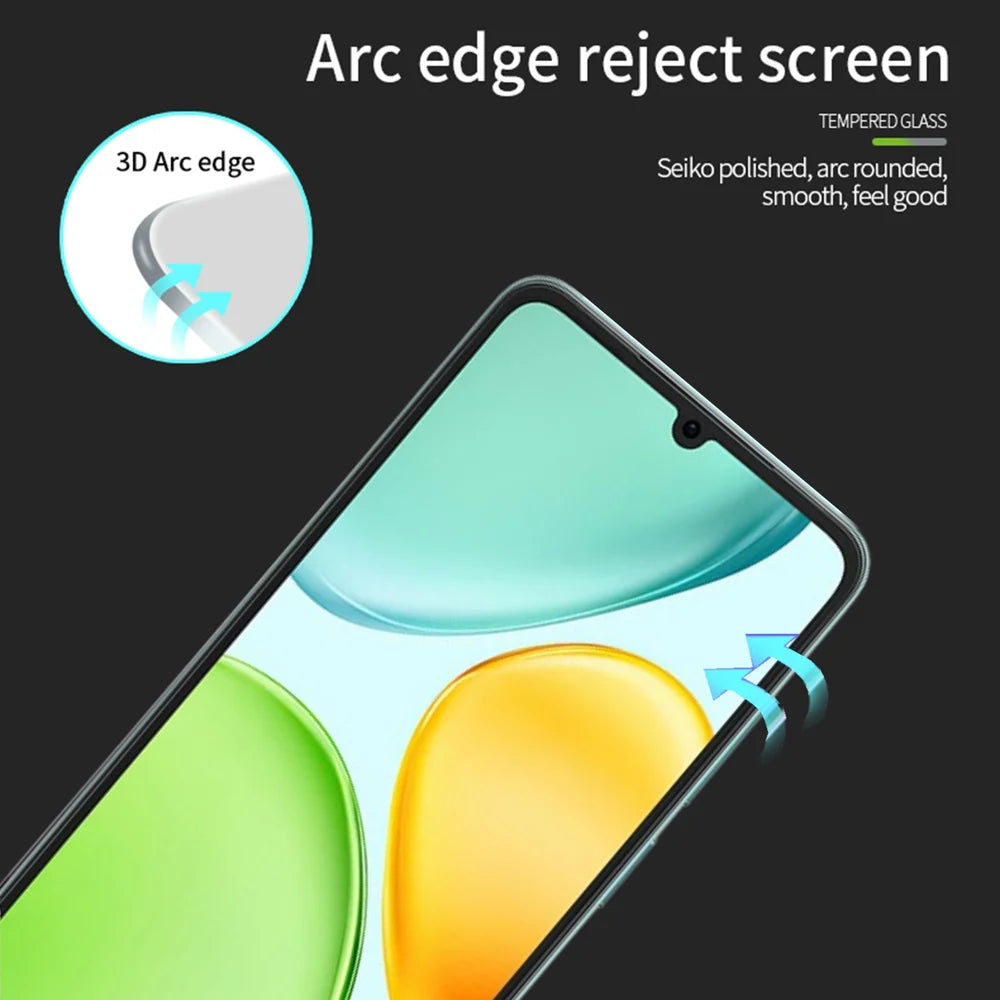 Mofi for Honor 500 Smart 5G / Honor X6d 5G Screen Protector MOFI 9H 3D Curved Full Glue Full Coverage Tempered Glass Film - Black - 2