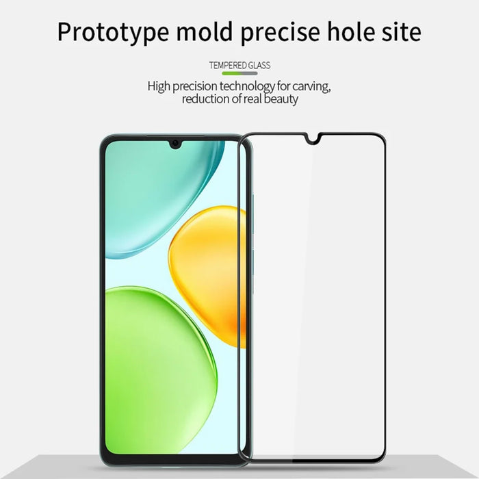 Mofi for Honor 500 Smart 5G / Honor X6d 5G Screen Protector MOFI 9H 3D Curved Full Glue Full Coverage Tempered Glass Film - Black - 3