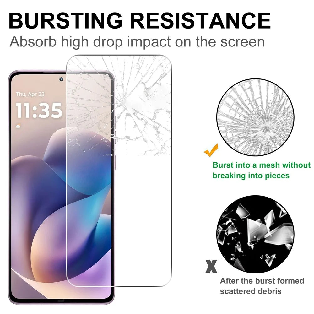 For Motorola Moto G Stylus (2026) 5G Screen Protector 2.5D HD Tempered Glass Film (Not Complete Coverage) - Transparent - 4