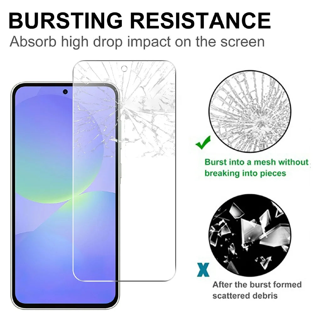 For Samsung Galaxy A27 5G Screen Protector 2.5D HD Tempered Glass Film (Not Complete Coverage) - Transparent - 4