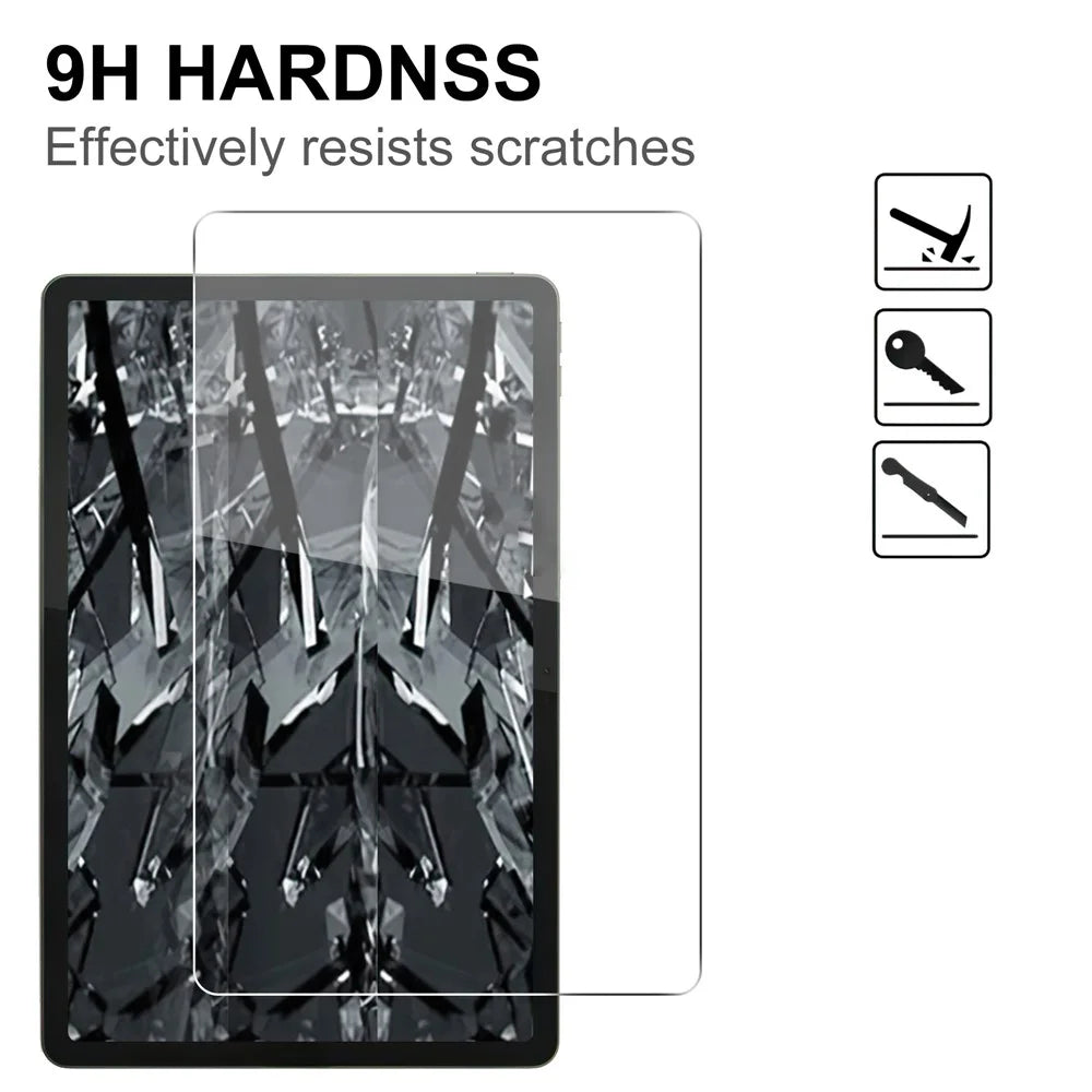 For Motorola Moto Pad (2026) Tempered Glass Screen Protector 2.5D Straight Edge Full Screen Film Full Glue - Transparent - 3