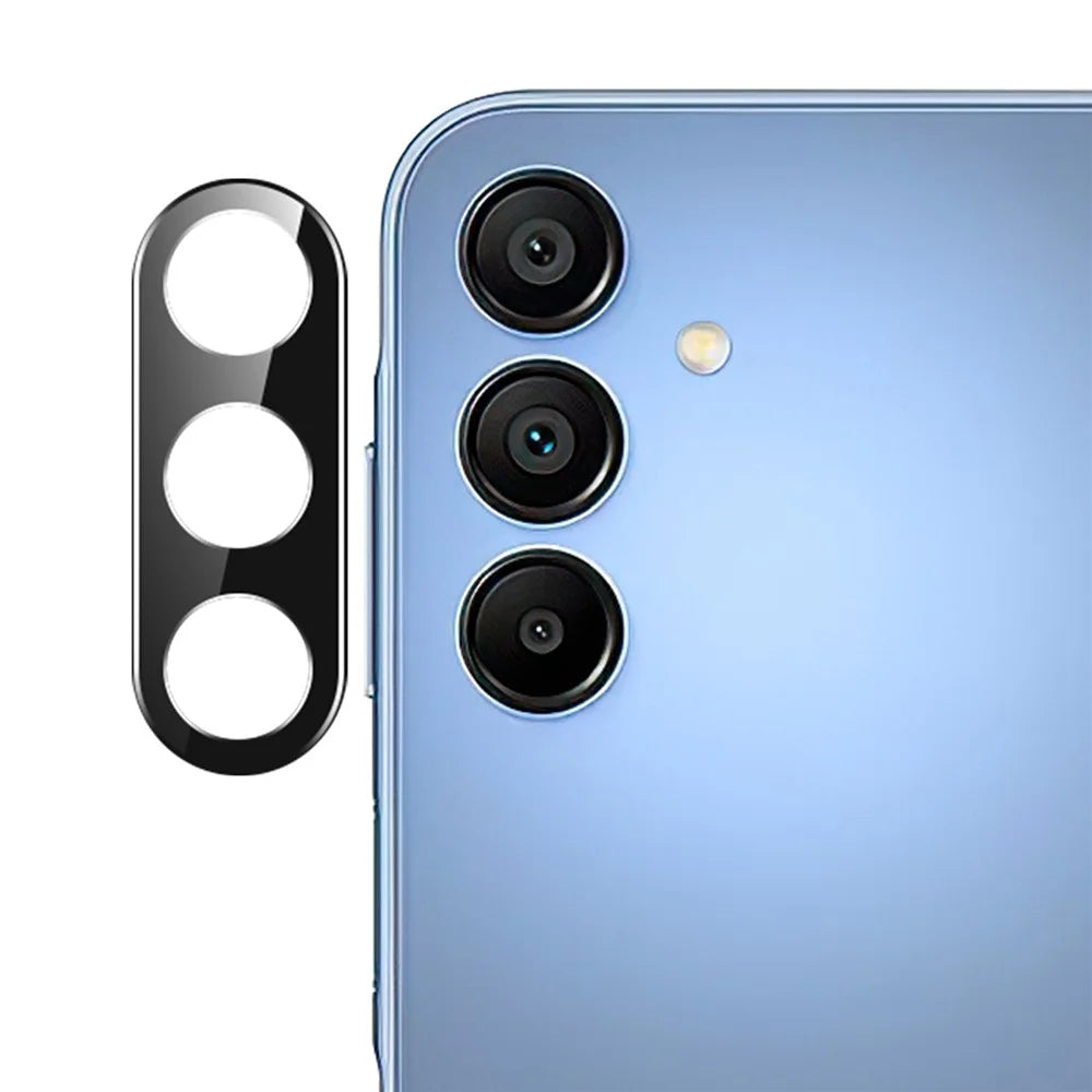For Samsung Galaxy A27 5G Camera Lens Protector Black Tempered Glass Lens Film - 1