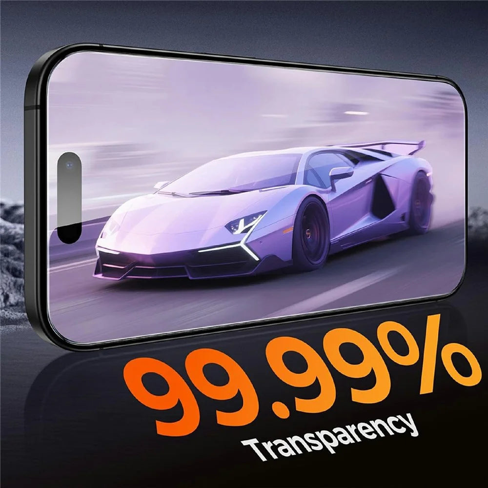 25Pcs For iPhone 18 Pro Max / 17 Pro Max Full Cover Screen Protector Silk Printing Ultra Clear High Aluminium-silicon Glass Film - 7