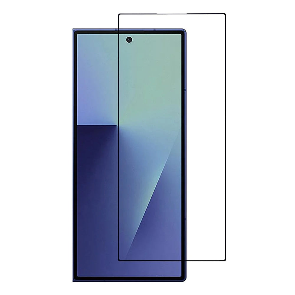 For Samsung Galaxy Z Fold8 Ultra Full Screen Protector Silk Printing Full Glue HD Clear Screen Film - Black - 1