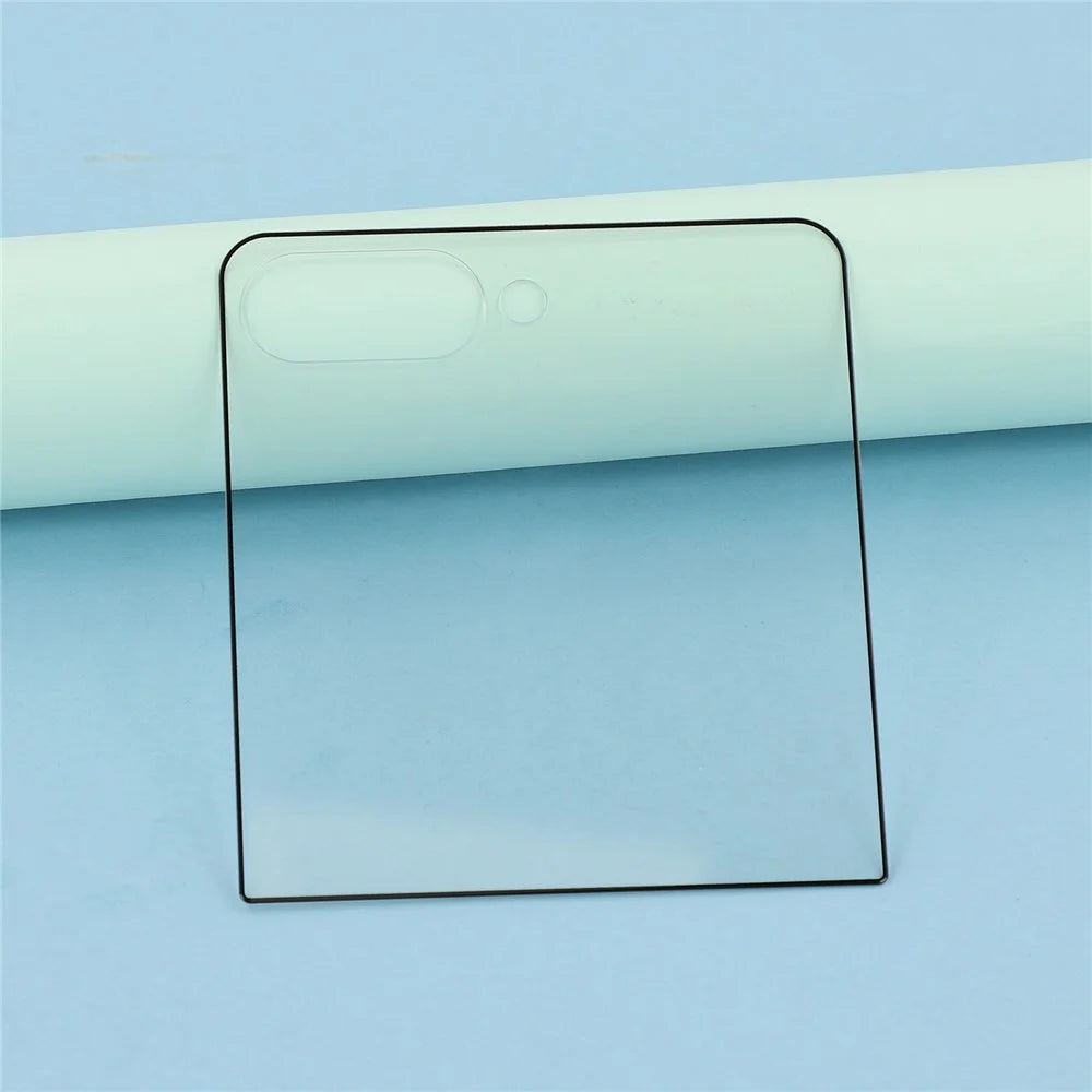 For Samsung Galaxy Z Flip8 Full Screen Protector Silk Printing Full Glue HD Clear Screen Film - Black - 3