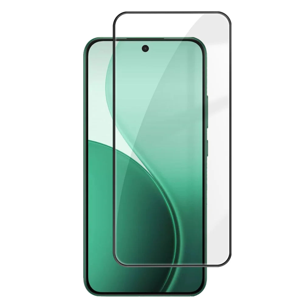 For Oppo F33 5G HD Full Screen Protector Silk Printing Black Edge High Aluminium-silicon Glass Film - As Shown - 1