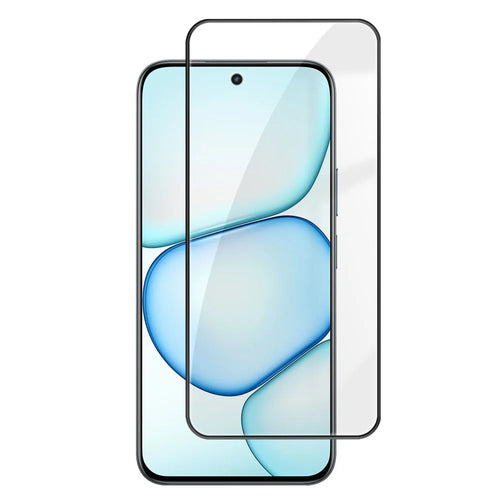 HD Full Screen Protector For Realme C100 4G / C100 5G / C83 5G Silk Printing Black Edge High Aluminium-silicon Glass Film - As Shown - 1