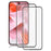 AMORUS 2Pcs For Google Pixel 9a  /  Pixel 10a Full Screen Protector Shatterproof Silk Printing Full Glue Tempered Glass Film - Black - 1