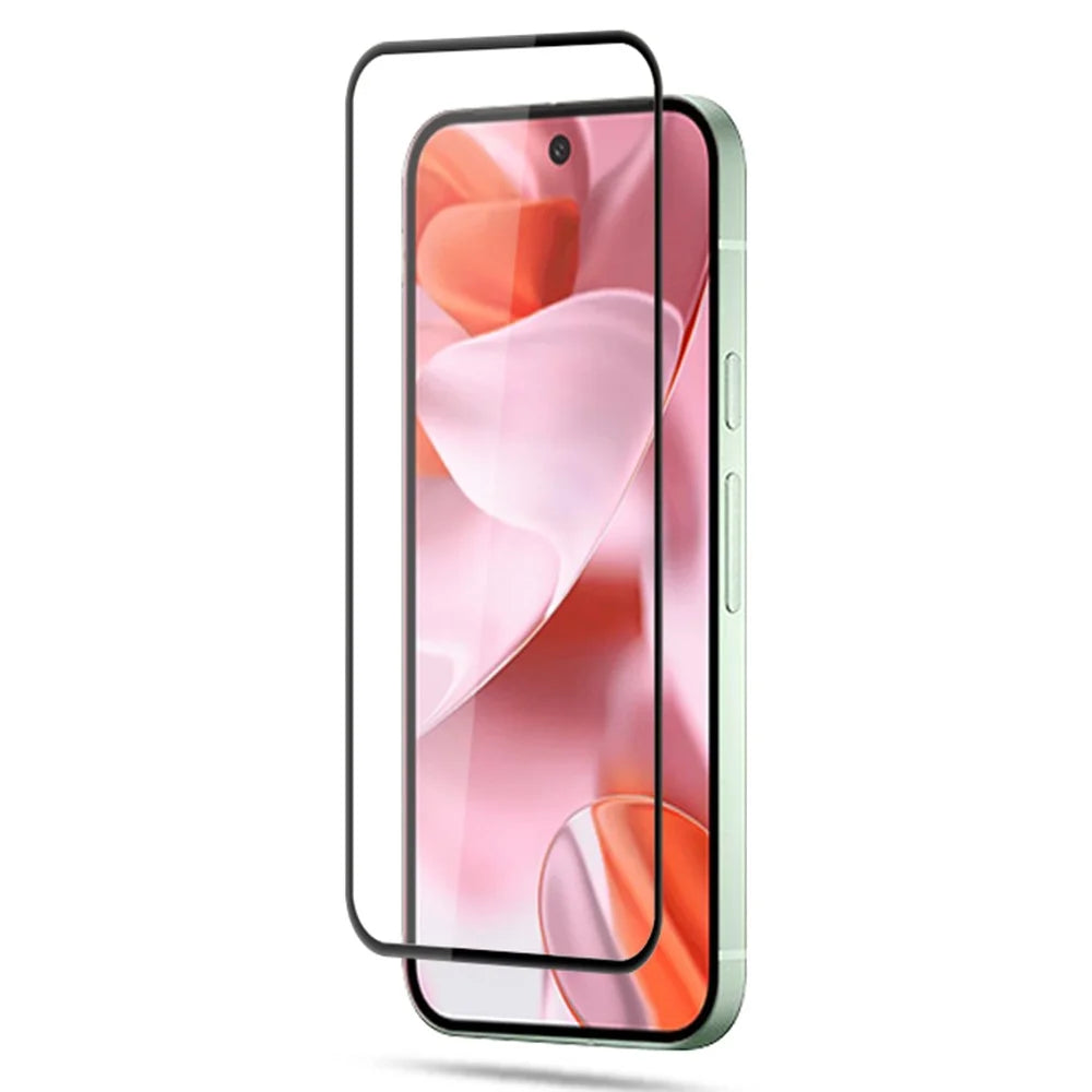 MOCOLO For Google Pixel 9a  /  Pixel 10a Full Screen Protector Anti-Shatter Silk Printing Full Glue Tempered Glass Film - Black - 5