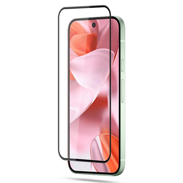 MOCOLO For Google Pixel 9a  /  Pixel 10a Full Screen Protector Anti-Shatter Silk Printing Full Glue Tempered Glass Film - Black - 5