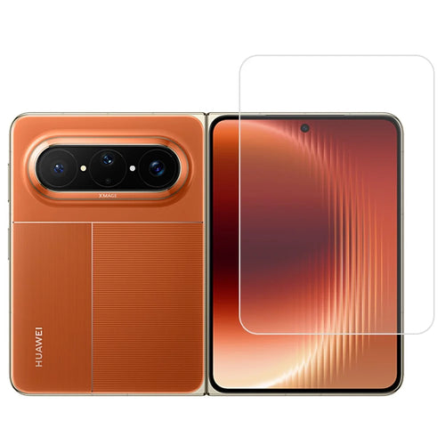 For Huawei Pura X Max Screen Protector 2.5D High Aluminium-Silicon Glass Film Electroplated Coating (Not Complete Covering) - Transparent - 1