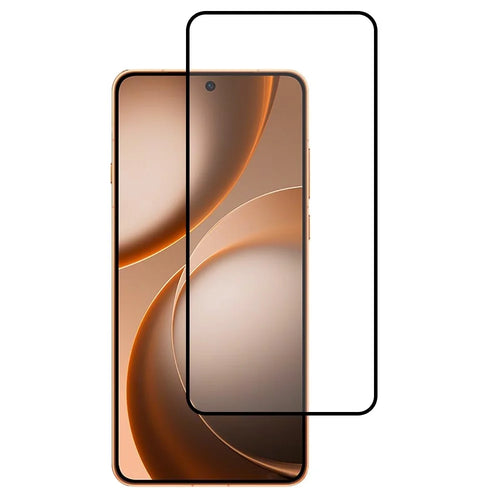 For Oppo Find X9 Ultra 5G Full Screen Protector Full Glue Arc Edge HD High Aluminium-silicon Glass Film with Black Silk Print Edge (Fingerprint Unlock) - 1