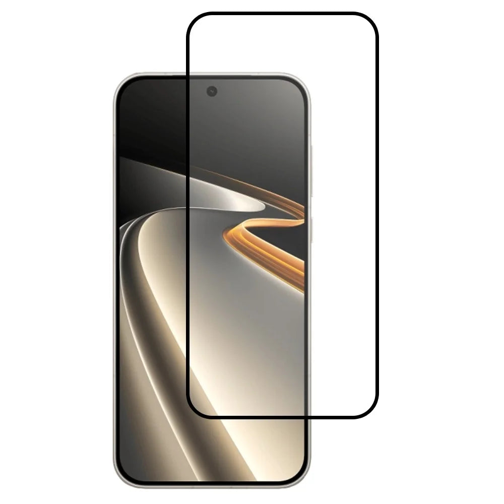For OnePlus Ace 6 Ultra 5G Full Screen Protector Silk Printing Full Glue HD Clear Screen Film - Black - 1