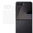 For Samsung Galaxy Z Flip8 3D Camera Lens Film + Arc Edge Tempered Glass Rear Screen Protector - Transparent - 1