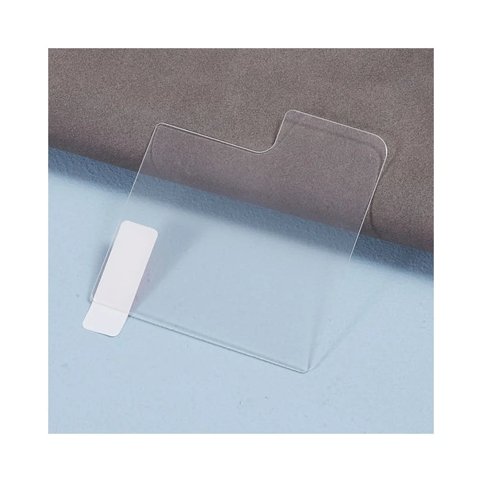 For Samsung Galaxy Z Flip8 3D Camera Lens Film + Arc Edge Tempered Glass Rear Screen Protector - Transparent - 4