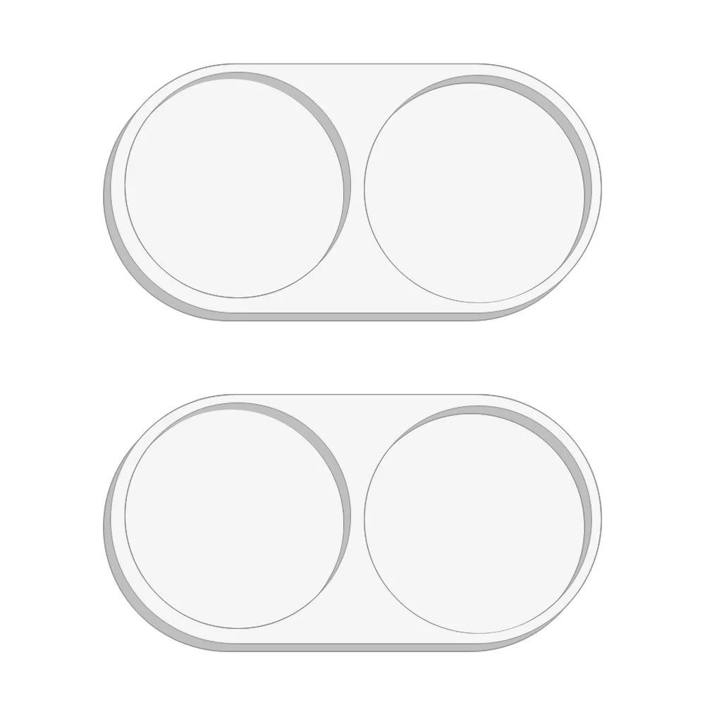 2Pcs For Samsung Galaxy Z Flip8 Full Coverage Camera Lens Protector 3D Arc Edge Anti-Scratch Tempered Glass Lens Film - Transparent - 2