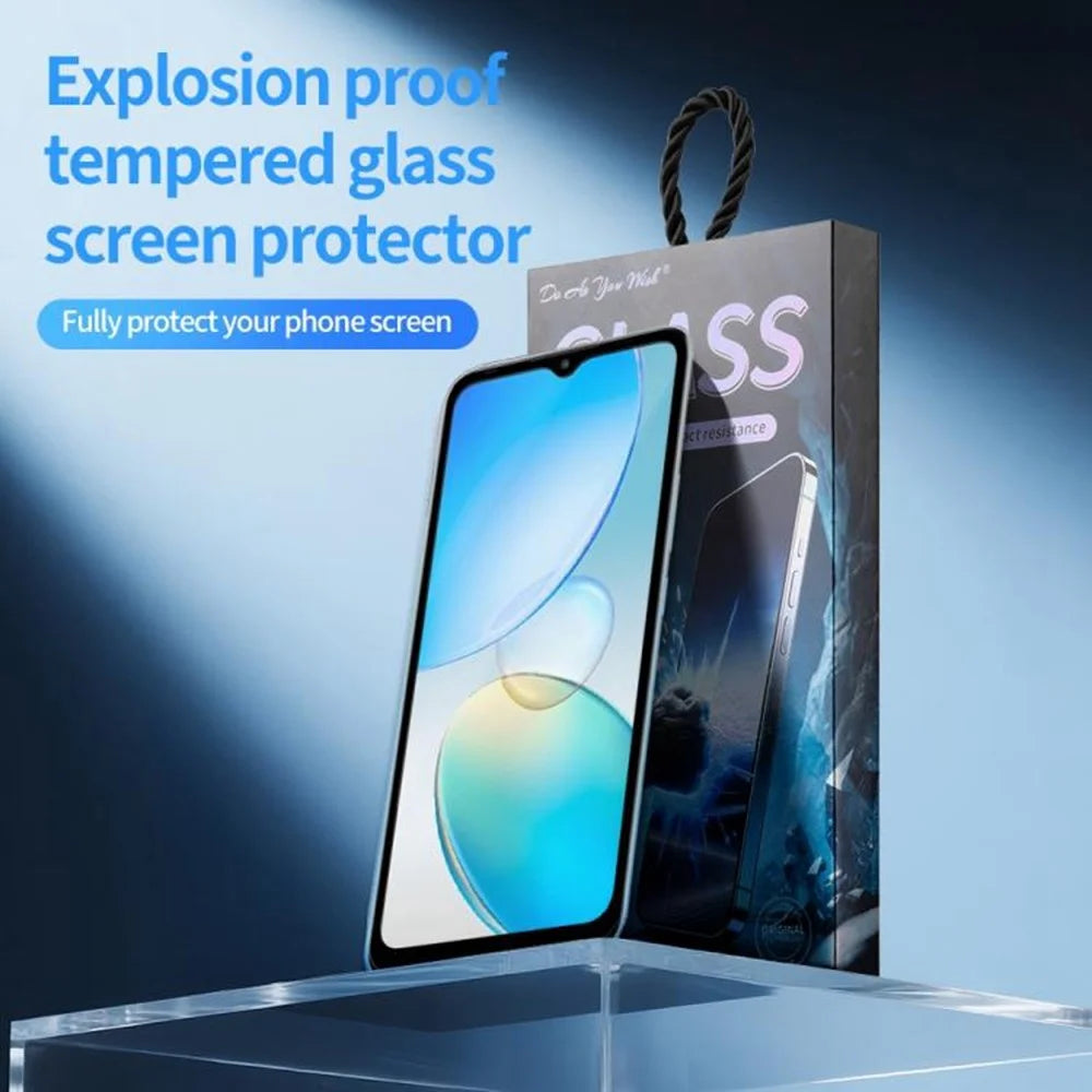 DO AS YOU WISH 5Pcs For Samsung Galaxy A57 5G Screen Protector Silk Printing High Aluminum-silicon Glass Film - 2