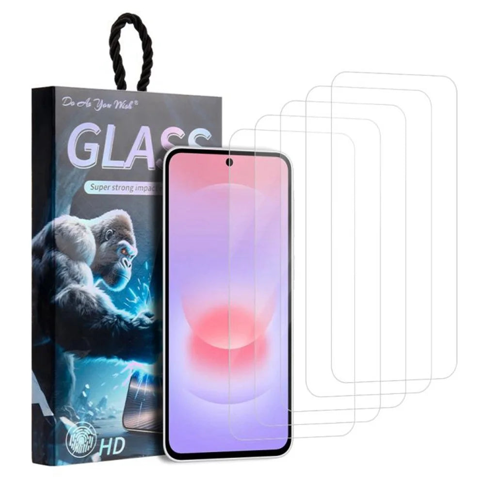 DO AS YOU WISH 5Pcs For Samsung Galaxy A37 5G Screen Protector 9H HD High Aluminum-silicon Glass Film - Transparent - 1