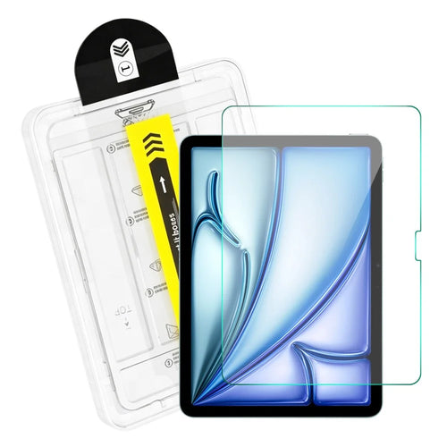 ENKAY HAT PRINCE 0.33mm Clear Film for iPad Air 11 (2026)  /  (2025)  /  (2024) Full Coverage Full Glue Tempered Glass Screen Protector with Installation Kit - Transparent - 1