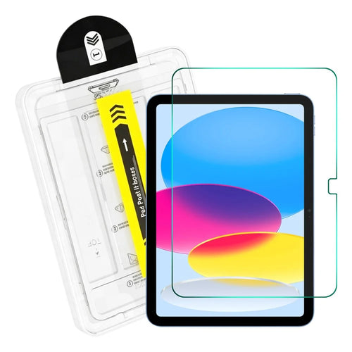 ENKAY HAT PRINCE for iPad 10.9 (2022) 0.33mm Clear Film Full Coverage Full Glue Tempered Glass Screen Protector with Installation Kit - Transparent - 1