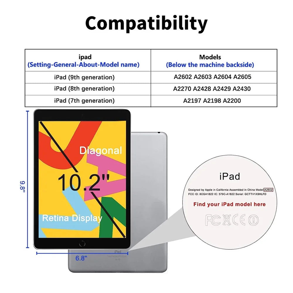 ENKAY HAT PRINCE 0.33mm Clear Film for iPad 10.2 (2021)  /  (2020)  /  (2019) Full Coverage Full Glue Tempered Glass Screen Protector with Installation Kit - Transparent - 6