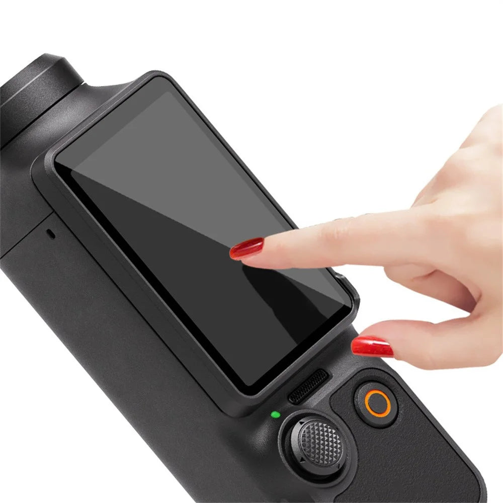 IMAK For DJI Osmo Pocket 4 Camera Tempered Glass Screen Protector + Lens Protector Kit - 6