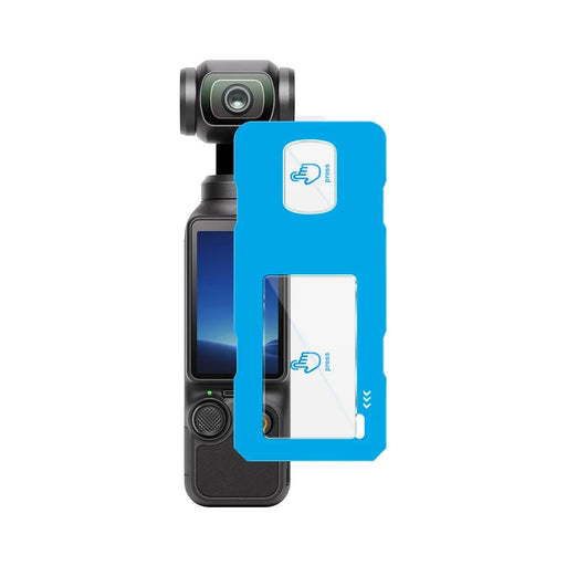 IMAK For DJI Osmo Pocket 4 Tempered Glass Screen Protector + Lens Film Set with Self Positioning Frame - 1