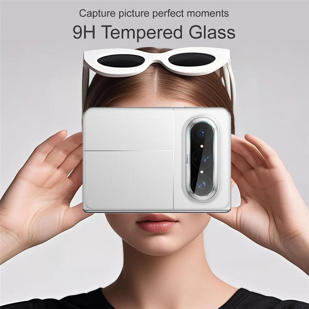IMAK For Huawei Pura X Max Camera Lens Protector Slim Tempered Glass Full Coverage Lens Film - Transparent - 4