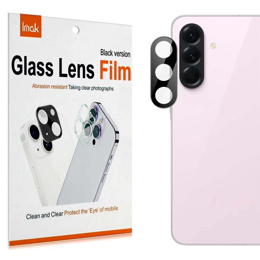 IMAK For Samsung Galaxy M47 5G / A27 5G Camera Lens Protector Tempered Glass HD Clear Full Cover Lens Film - Black - 7