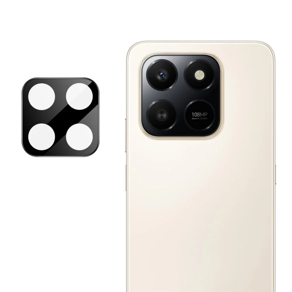 IMAK For Honor X7d 4G  /  400 Smart 4G  /  400 Smart 5G Camera Lens Protector Tempered Glass HD Clear Full Cover Lens Film - Black - 1